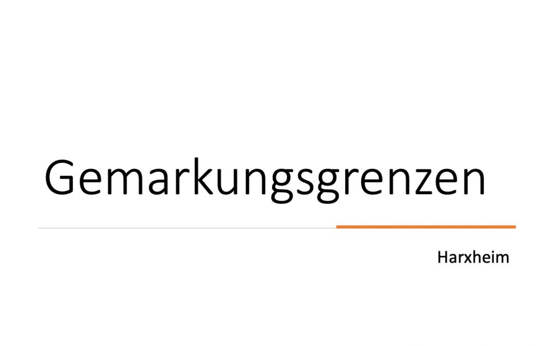 Harxheimer Gemarkungsgrenzen